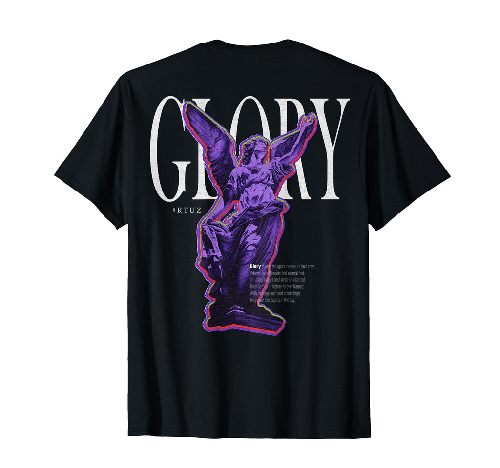 Modern Hip Hop Angel Urban Back T-Shirt - Streetwear Style for Adults