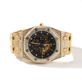 Hip Hop Full Diamond Hollow Case Mechanical Watch