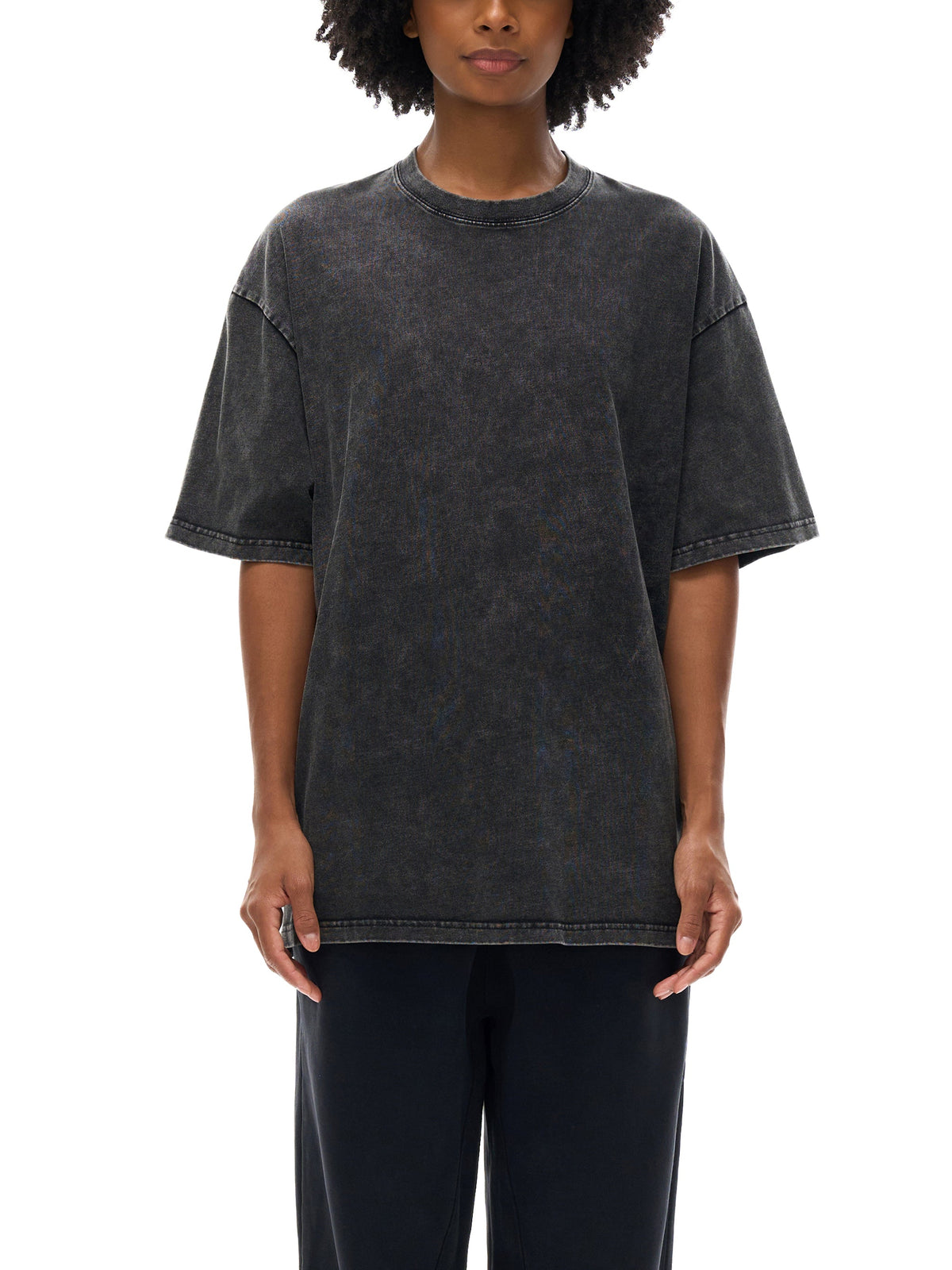 Regulate - Snow Washed Oversized Cotton T-Shirt